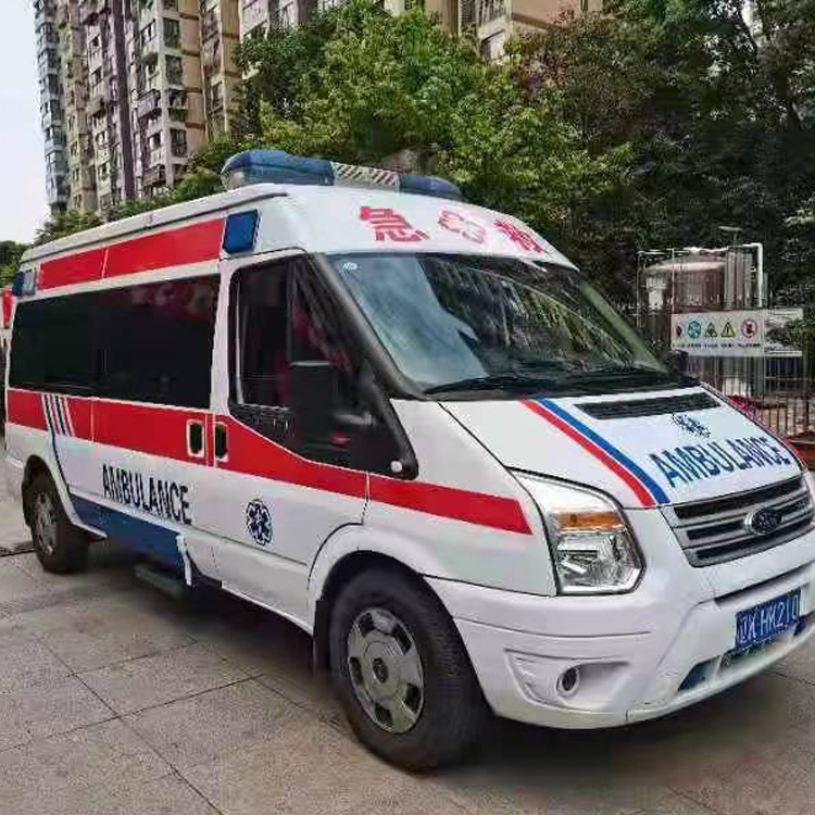 江海长途救护车护送病人返乡